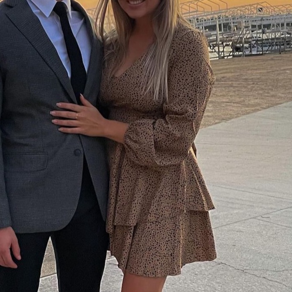 Long sleeve formal dress